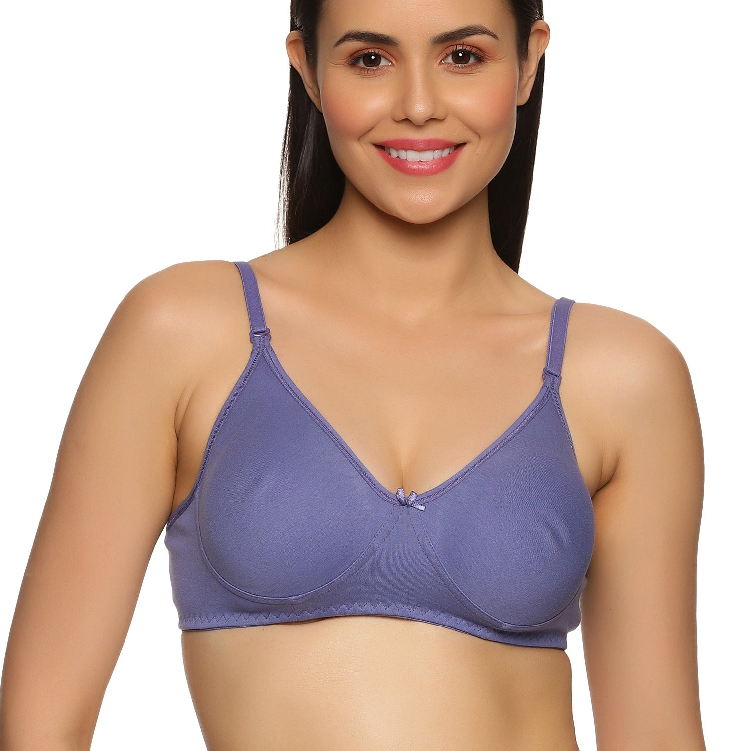 best quality Prussian Blue color salwar kameez bra for women online in all sizes- front view