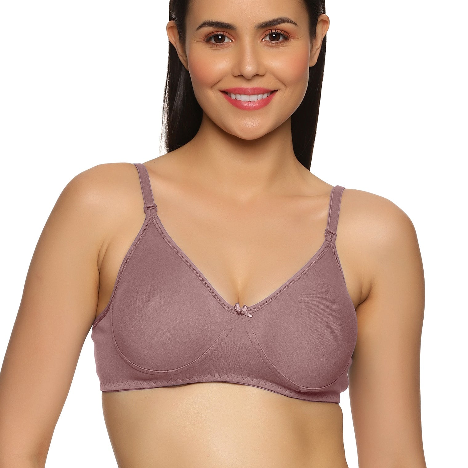 best quality Dusty Cedar color salwar kameez bra for women online in all sizes- front view