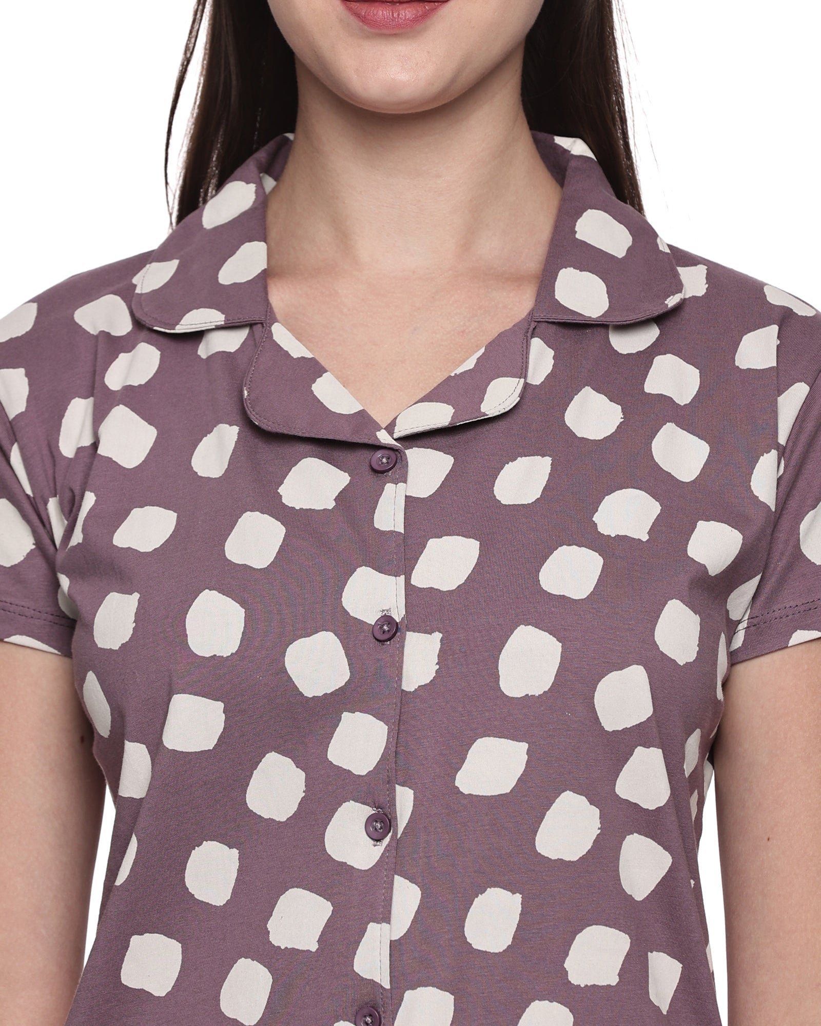 Cotton Lycra Short Sleeve Printed Shirt and Pant Set - 6500 B Teens Lifestyle