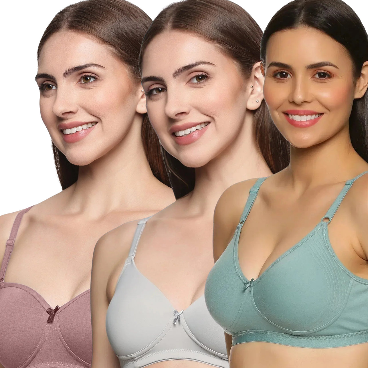 STRAPLESS, LIVA PAD & CLARA-PACK OF 3 Teens Lifestyle