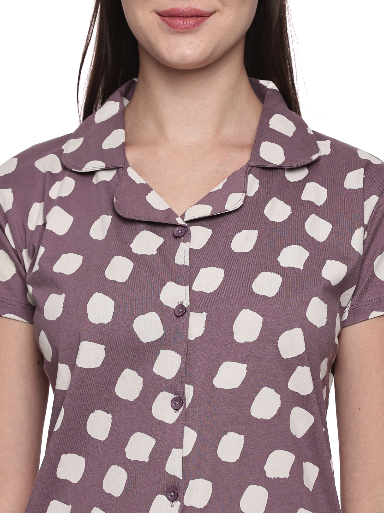 Cotton Lycra Short Sleeve Printed Shirt and Pant Set - 6500 B Teens Lifestyle