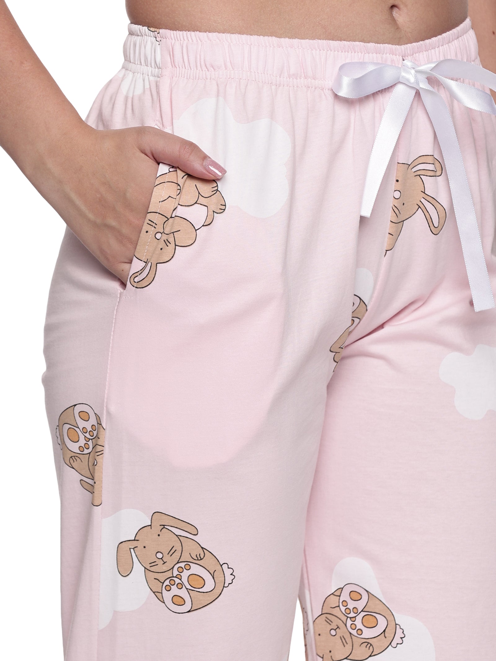 Cotton Lycra Short Sleeve Printed T-shirt and Pant Set - 6547 B Teens Lifestyle