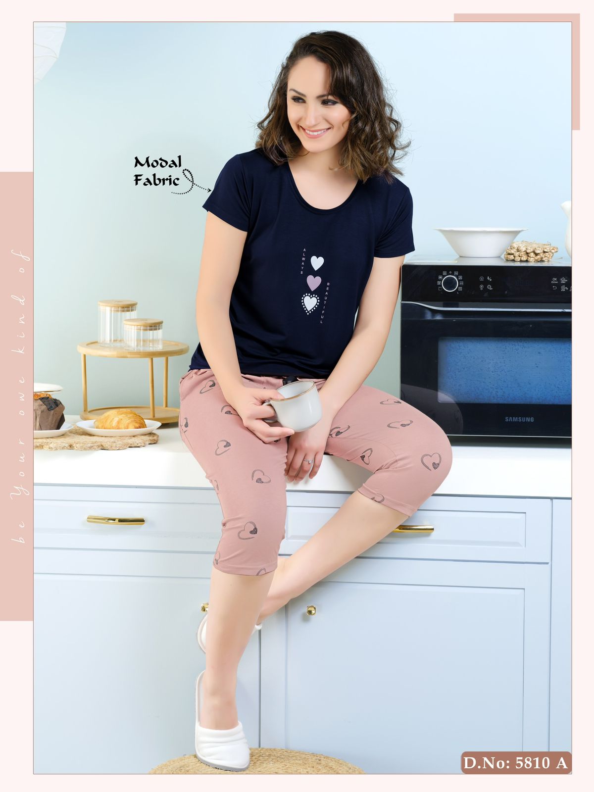 Cotton Lycra Short Sleeve T-shirt and Pant Set - 5810 A Teens Lifestyle