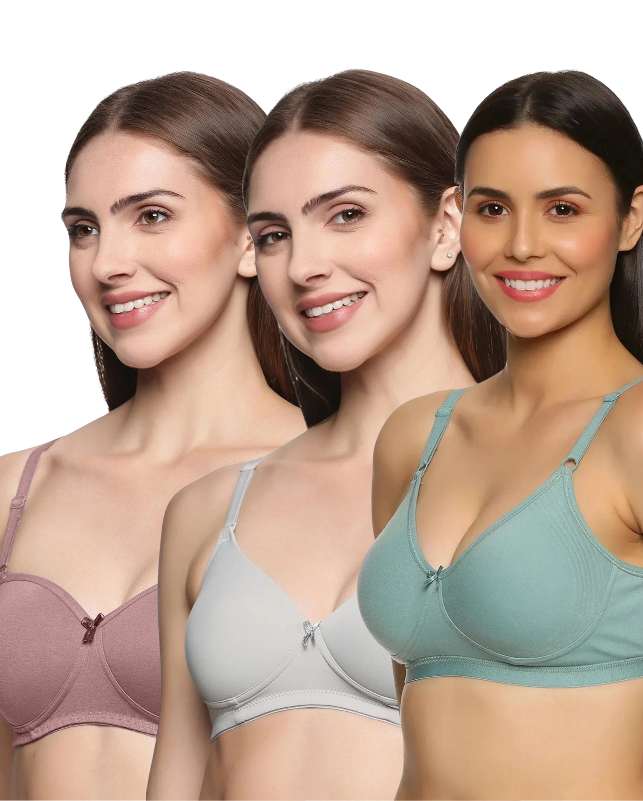 STRAPLESS, LIVA PAD & CLARA-PACK OF 3 Teens Lifestyle