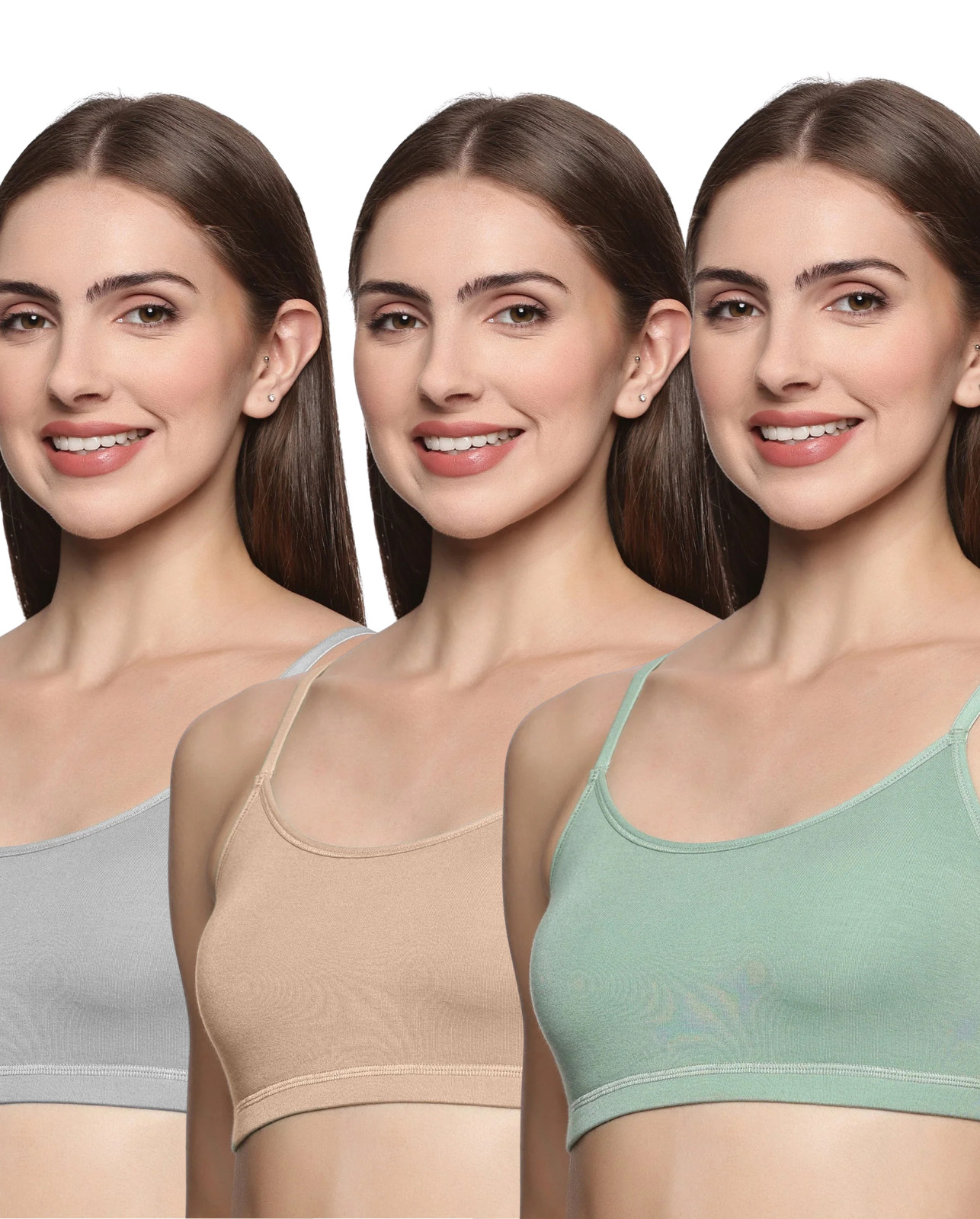 BODY SOFT BRA - Pack Of 3 INTERCARE MOMENTZ