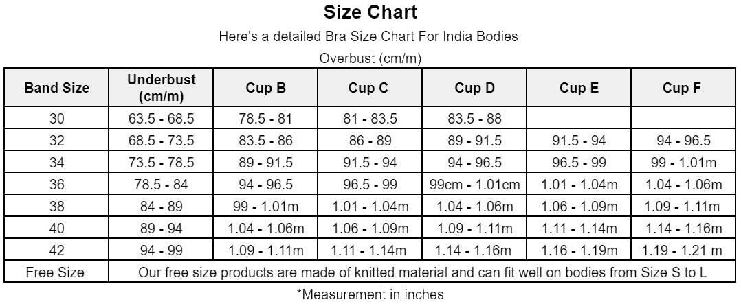 Size Guide - Teens Lifestyle